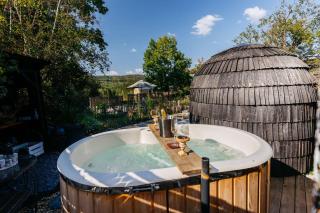 La CABANE LUXUEUSE AVEC JACUZY - Lavacherie - 4