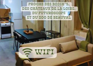 Appartement 2 chambres avec WIFI Centre de Descartes - Descartes - 0