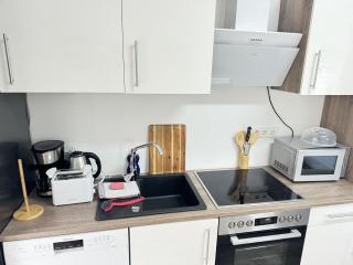 Premium 4 Bett Appartment ,WIFI, Waipu TV, Waschmaschine, Trockner, Küche in Hamm - Hamm - 5
