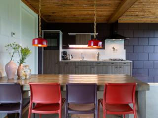 Bungalow with decorative fireplace, on farm - Heeten - 1