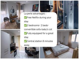 La Perle F3 Moderne et Cosy Centre ville Netflix - Mulhouse - 8