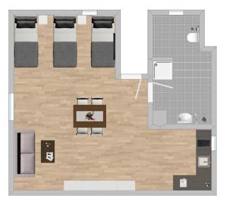 SAD233 - Gemütliche Monteurwohnung Übergangswohnung - 7
