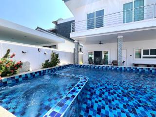 Relax Pool Villa Near Walking Street,jacuzzi ,BBQ 5Bed 6Bath City house54 - Pattaya Sud - 9