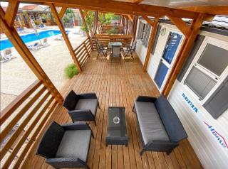 Mobilheim Camping 6 Personen Pool am Meer - 7