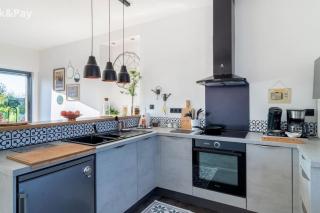 Gîte cosy, champêtre, classé 3 étoiles Le bout du L - - 5