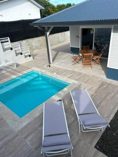 Jeda lodge hébergement avec piscine privée - Le Marin - 4