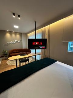 Flat Praia do Canto Iate Clube long Stay - 0