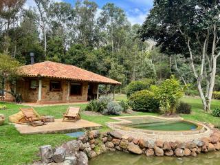 Pancha Mama campestre- 2 cabañas hermosas con lago y piscina - Villa de Leyva - 9