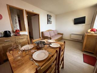 Studio rénové de 26 m² pour 4 pers avec balcon, accès pistes, animaux admis - Vallandry - FR-1-757-116 - 0