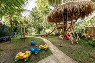 Eco Family Retreat, Rice Field & Jungle Views, Shared Pool, Nature Inspired Villa - Ubud - 7