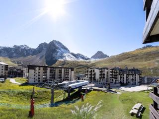 T3 traversant 6 pers. au pied des pistes à Val Claret avec Wifi - FR-1-641-90 - Tignes - 9