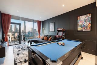 2BR Burj Khalifa view, table game & arcade- 26thFL - 0