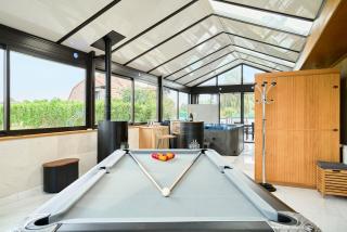 VILLA ARCADIA - Piscine - Spa - Sauna - Cinéma - Jeux d'arcades - Jeux vidéo - Bassin naturel - Jardin - Seclin - 4