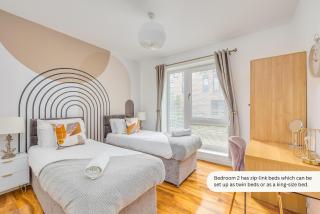 Luxury 2 Bedroom 2 Bathroom Apartment - City Centre - Free Parking, Balcony and Smart TVs with Sky TV and Netflix by Yoko Property - 9