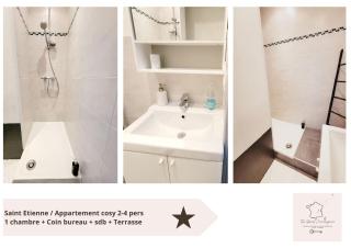 Douceur de Sainté - appartement cosy 2-4 personnes centre - Saint-Étienne - 3