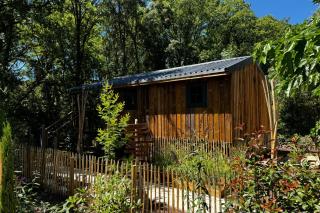 Cabane en bois pour 5 personnes avec espace extérieur privatif et climatisation - Clermont-lʼHérault - 0