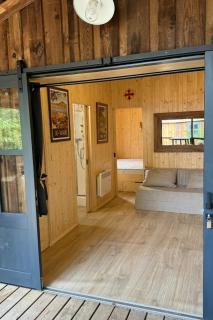 Cabane en bois pour 5 personnes avec espace extérieur privatif et climatisation - Clermont-lʼHérault - 7