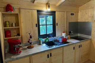 Cabane en bois pour 5 personnes avec espace extérieur privatif et climatisation - Clermont-lʼHérault - 5