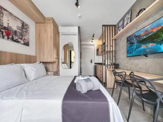 Studio Kitchen Modern Coworking Balcony - 6