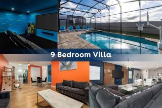 Chic Villa with Dino BR, Theater, Arcade & Pool Table - Kissimmee - 7