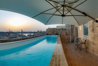 Authentic Maltese Boutique Holiday Home with Rooftop Pool - Moon Townhouse - Iconic Views of Valletta and Grand Harbour - 0