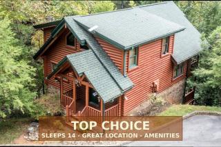 5BR Log Cabin, Game Room, Hot Tub, Swimming pool - 0