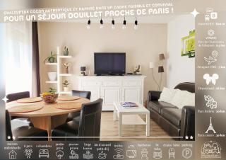 Gîte Unique Le Caijonet proche de Disneyland, Aeroport CDG, Paris - 9