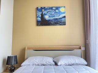 1BR- Prime Zone-BTS 7min -Skyline Views & Gym - 6