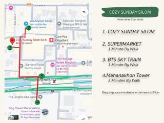 Cozy studio room - 2 guests in the heart of Silom - 6B - 5