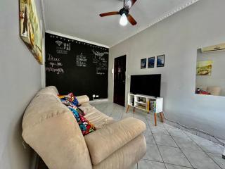 Apê na Tupi com Ar Condicionado nos Quartos e Sala, Garagem e a 100m da praia - Praia Grande - 4