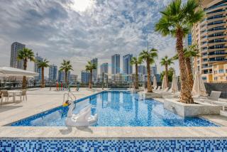 Cozy 1BR Getaway in Sparkle Tower 3, Dubai Marina buy Deluxe Holiday Homes - Dubai - 7
