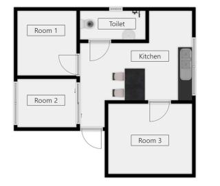 3 Rooms l 3 Beds l MRT 8 min l Gwanghwamun - Seul - 9