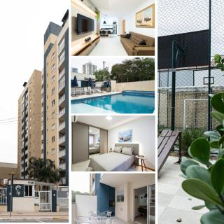 Apto Bal Picarras 150M PRAIA com PISICNA, sacada com CHURRASQUEIRA privativa, AR CONDICIONADO Wi Fi, PORTARIA 24h, PLAYGROUND INFANTIL, QUADRA DE ESPORTES vaga privativa de GARAGEM - Piçarras - 0
