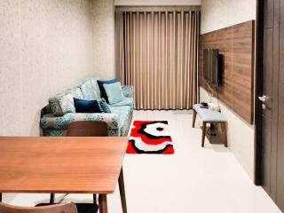 Comfort and Simply 1BR at Patraland Amarta Apartment By Travelio - Beran-kidul - 4