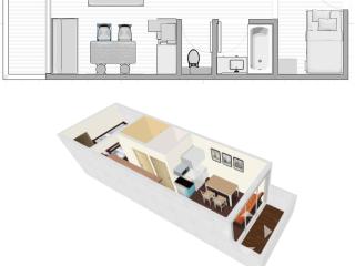 Studio avec balcon, parking et animaux acceptés à Val-d'Isère - FR-1-694-239 - 5