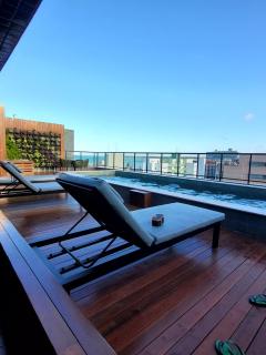 Flat com dois quartos na praia do Cabo Branco - climatizado e completo - 3