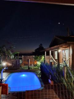 Chalés Praia do Rosa piscina compartilhada - 7