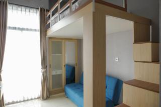 Comfy and Minimalist Studio Dave Apartment near Universitas Indonesia By Travelio - Pondoktjing Dua - 1