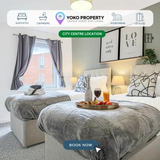 City Centre Apartment with Free Parking, Balcony, Super-Fast Wifi and Smart TV with Netflix by Yoko Property - 0