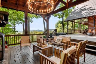30 percent off thru July 5 Insane Views Hot Tub Game Room - Blue Ridge - 0