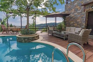 Aenaon Villa with Private Pool Panoramic view - Miléai - 0
