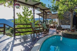 Aenaon Villa with Private Pool Panoramic view - Miléai - 7