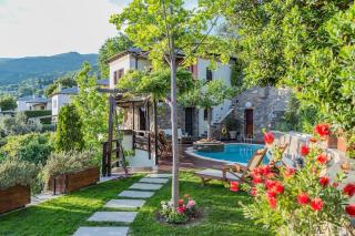 Aenaon Villa with Private Pool Panoramic view - Miléai - 6