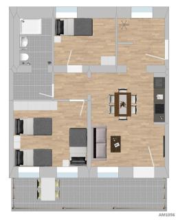 AM1056 - Moderne Monteur oder Ferienwohnung - 1