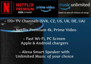 E1 Luxury OldTown Apt - 2x Parking, Foodstore, PCscreen, Netflix, Unlimited Music, Crib, BabyChair, FastWifi, Aircon - Košice - 4