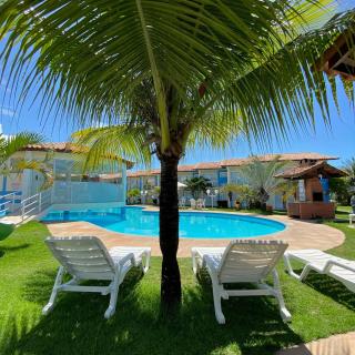 Casas no Residencial Mont Sião com 2 ou 3 suítes (todas com ar condicionado) condomíno a poucos metros da praia de Taperapuã (Axé Moi), com 2 piscinas adulto, 2 infantil, sauna e 2 portarias, casas com internet privativa 300MBPS - Porto Seguro - 8