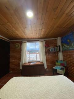 Apartamento en último piso hermosa vista al pueblo y lago - Paipa - 1