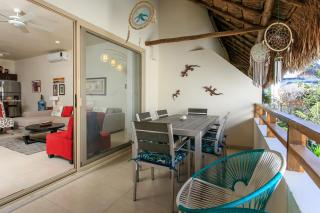 Luzera - Condo with ample private roof & jacuzzi & BBQ - Tulum Pueblo - 7