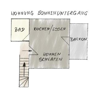 Studio Sonnenuntergang Zentrum- Hafennah - Büsum - 2