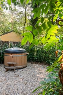 Wild Flower Wellness met Hot Tub en Sauna in prachtige tuin en overkapping - Hoenderloo - 8